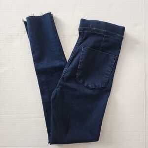 Free People Jeans Womens 24 Blue Skinny Stretch Low Rise Denim 2 Pockets